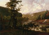 Thomas Doughty Canvas Paintings - Harper's Ferry, Virginia